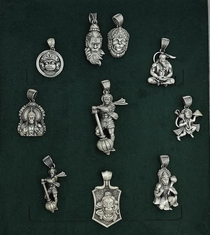 Sri Hanuman Premium 3D Casting Pendant